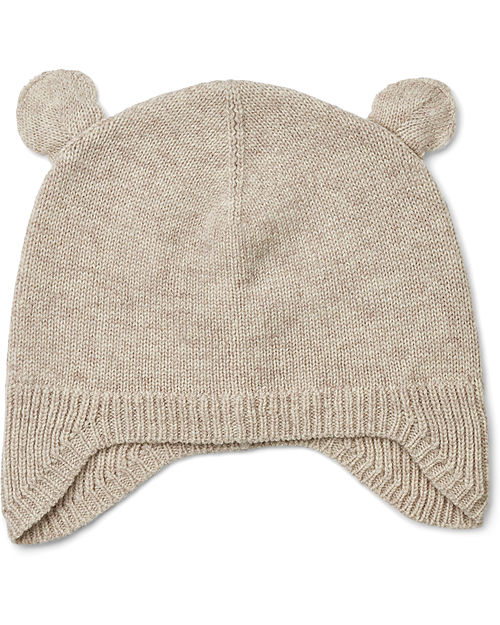 Liewood Cappellino Invernale Milan - Sabbia - 100% Lana Merino Cappelli Invernali