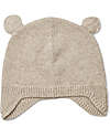 Liewood Cappellino Invernale Milan - Sabbia - 100% Lana Merino Cappelli Invernali