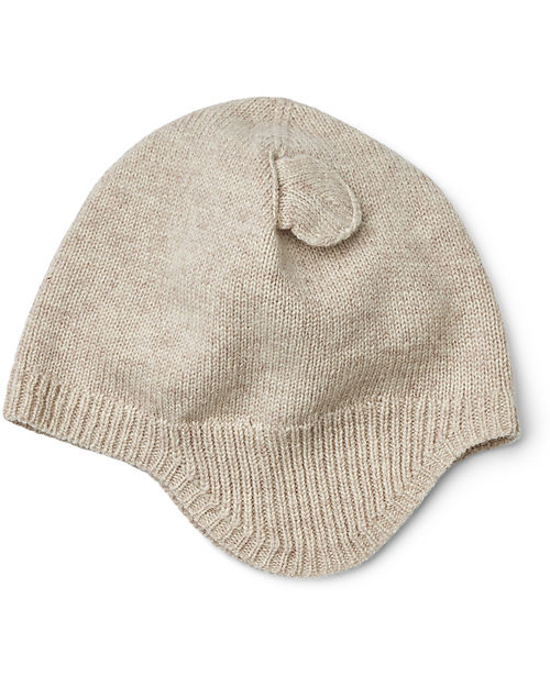 Liewood Cappellino Invernale Milan - Sabbia - 100% Lana Merino Cappelli Invernali