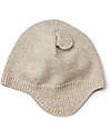 Liewood Cappellino Invernale Milan - Sabbia - 100% Lana Merino Cappelli Invernali