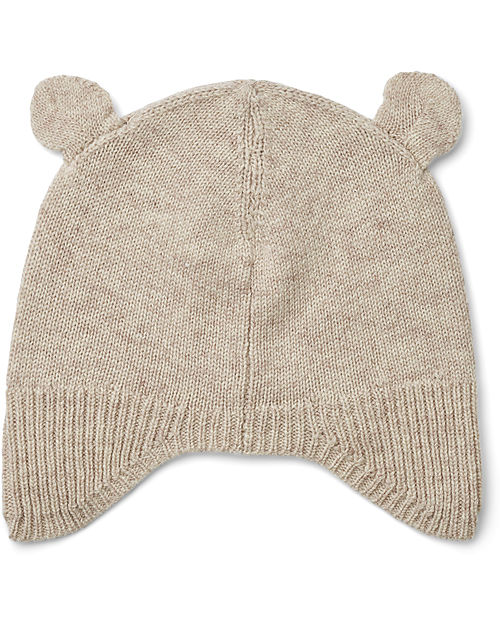Liewood Cappellino Invernale Milan - Sabbia - 100% Lana Merino Cappelli Invernali