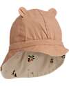 Liewood Cappellino Reversibile Estivo Gorm - Pesca/Pale Tuscany - 100% Cotone Bio Cappelli Estivi
