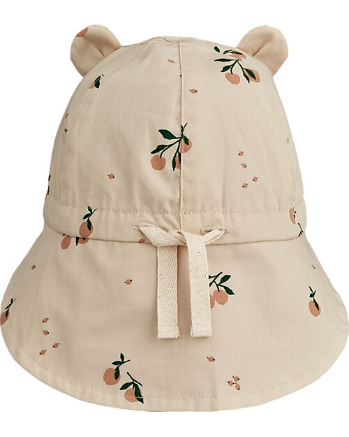 Liewood Cappellino Reversibile Estivo Gorm - Pesca/Pale Tuscany - 100% Cotone Bio Cappelli Estivi