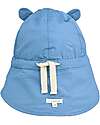 Liewood Cappellino Reversibile Estivo Gorm - Sailing - Sabbia - 100% Cotone Bio Cappelli Estivi