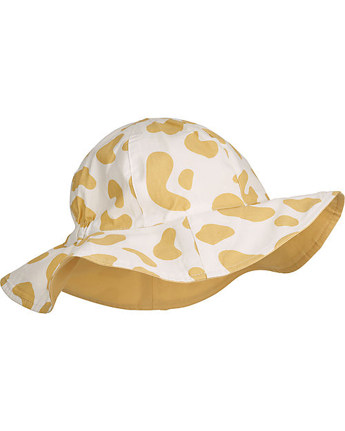 Liewood Cappellino Reversibile in Seersucker Amelia - Leopardato - Jojoba Cappelli Estivi