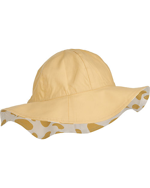 Liewood Cappellino Reversibile in Seersucker Amelia - Leopardato - Jojoba Cappelli Estivi