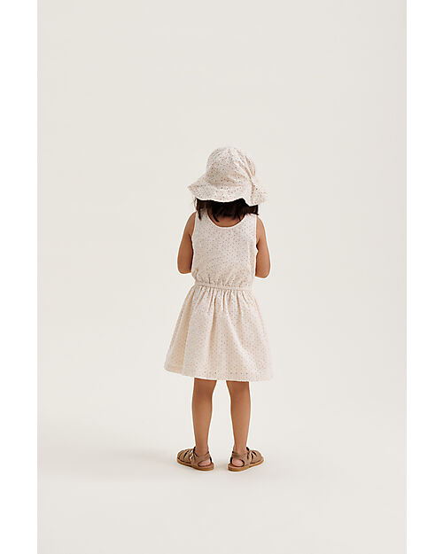 Liewood Cappellino Reversibile in Seersucker Amelia - Sabbia Cappelli Estivi