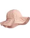 Liewood Cappellino Reversibile in Seersucker Amelia - Strisce Tuscany Rose/Crema - Cappelli Estivi