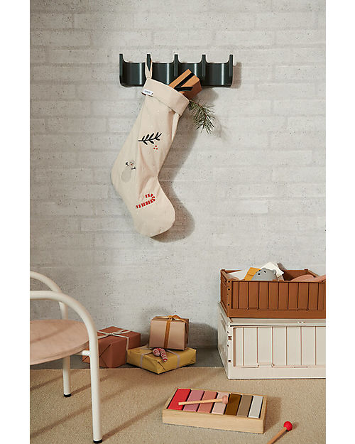 Liewood Cassetta Portaoggetti con Coperchio Weston Large - Sabbia - 19,5x36x50 cm Contenitori Portaoggetti