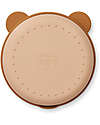 Liewood Ciotola Divisoria Rosie con Tappo - Mr Bear - Mostarda/Tuscany Rose Mix - 15,5 x 4,7 cm - 100% Silicone Porta Merenda