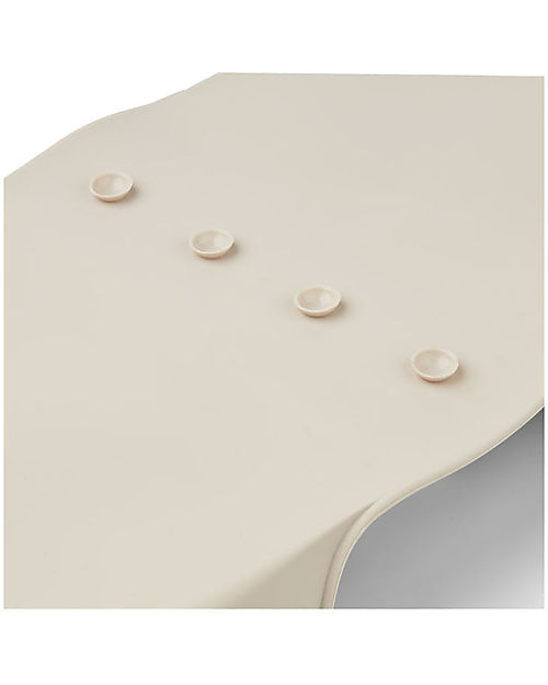 Liewood Contenitore Portaoggetti Doppio Pilea - Ideale per il Bagno - Sabbia - Silicone Contenitori Portaoggetti