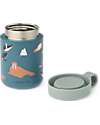 Liewood Contenitore Termico Cibo in Acciaio Inossidabile Kian - Animali Marini - 350 ml - Blu Contenitori Termici