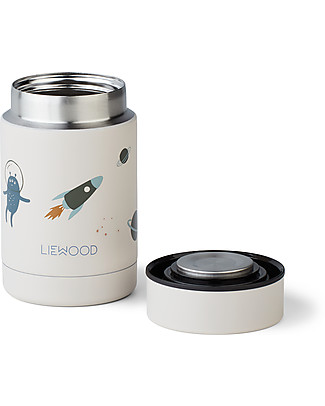 Liewood Contenitore Termico Cibo in Acciaio Inossidabile Nadja - Spazio/Sabbia Contenitori in Metallo