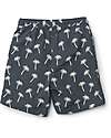 Liewood Costume a Pantaloncino Board Shorts Per - Palme/Blu Scuro - UV 50+ Boxer Mare