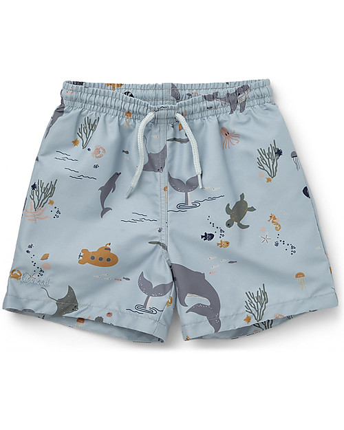 Liewood Costume a Pantaloncino Duke - Creature del Mare T-shirt Anti UV