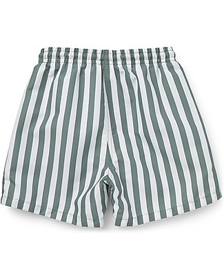Liewood Costume a Pantaloncino Duke - Righe Verde Menta e Bianco Costumi a Pantaloncino
