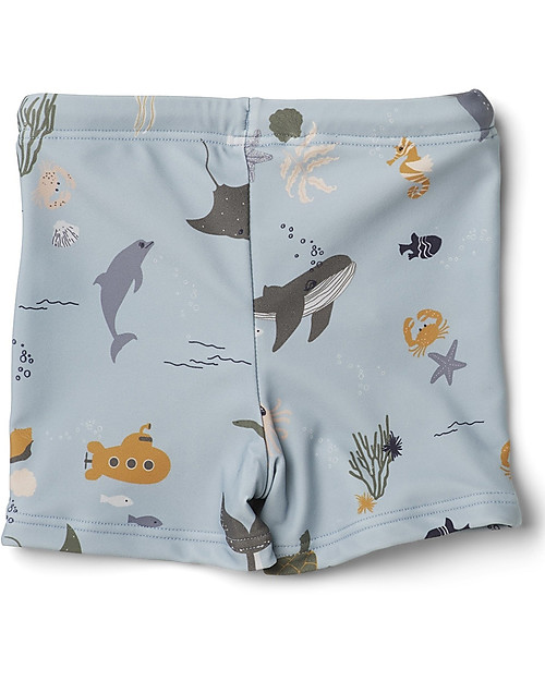 Liewood Costume a Pantaloncino Otto - Creature del Mare - UV 50+ Boxer Mare