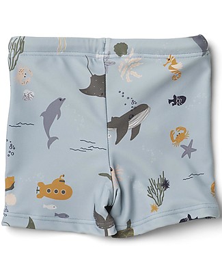 Liewood Costume a Pantaloncino Otto - Creature del Mare - Uv 50+ Costumi a Pantaloncino