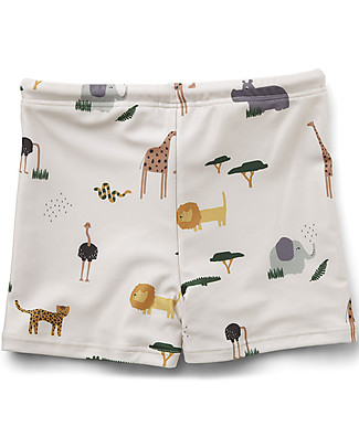Liewood Costume a Pantaloncino Otto - Safari Sabbia - UV 50+ Costumi a Pantaloncino