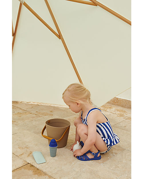 Liewood Costume da Bagno Intero Amara - Righe Blu/Creme de la Creme - UV 50+ Costumi Interi