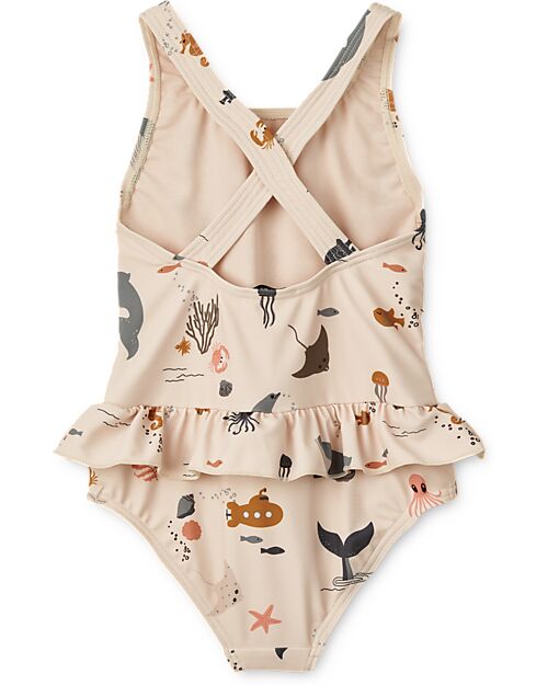 Liewood Costume Intero Amara - Creature Marine / Sabbia Costumi Interi