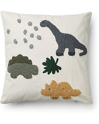 Liewood Cuscino Belton - Dino Multi Mix - 50 x 50 cm - Cotone Bio Cuscini Arredo