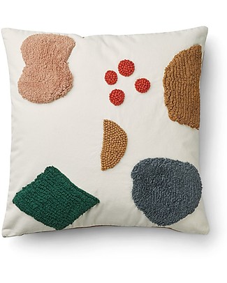 Liewood Cuscino Belton - Geometric Multi Mix - 50 x 50 cm - Cotone Bio Cuscini Arredo_