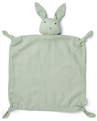 Liewood Doudou Agnete - Coniglio Verde - 100% Cotone Biologico Doudou