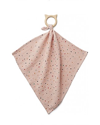 Liewood Doudou con Massaggiagengive Dines - Confetti Mix - 100% cotone bio Doudou