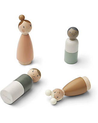 Liewood Famiglia di Bambole Lotta - Multi Mix Bambole