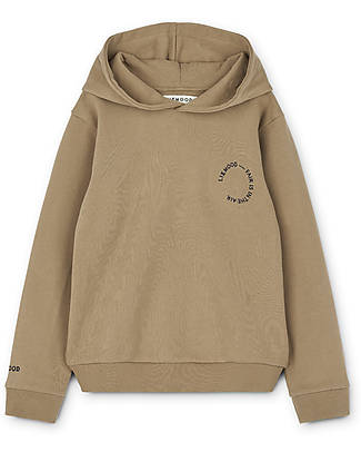 Liewood Felpa Hildur con Stampa - Avena - 100% Cotone Organico Felpe