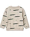 Liewood Felpa Thora - Coccodrilo - Sabbia - 100% Cotone Bio Felpe