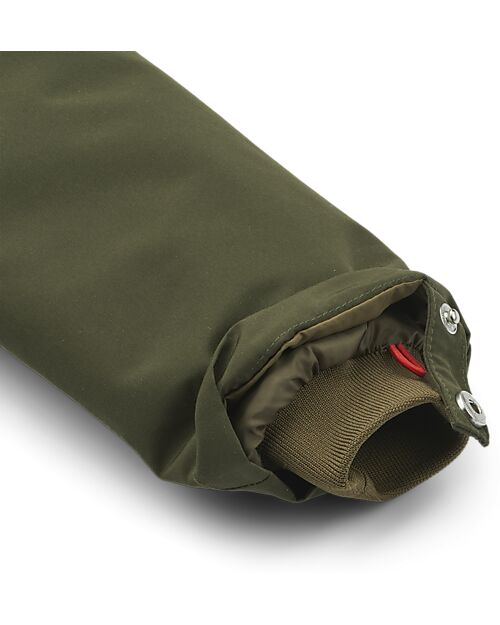 Liewood Giacca Invernale Timber 2 in 1 - Army Brown Mix - 100% Materiale Riciclato Giacche