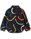 Liewood Giacca Teddy in Pile Nolan - Blu Navy - 100% Materiale Riciclato Giacche