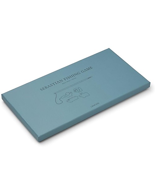 Liewood Gioco di Pesca Sebastian - Safari/Golden Caramel Multi Mix - 100% Legno di Faggio Attrezzi in Legno