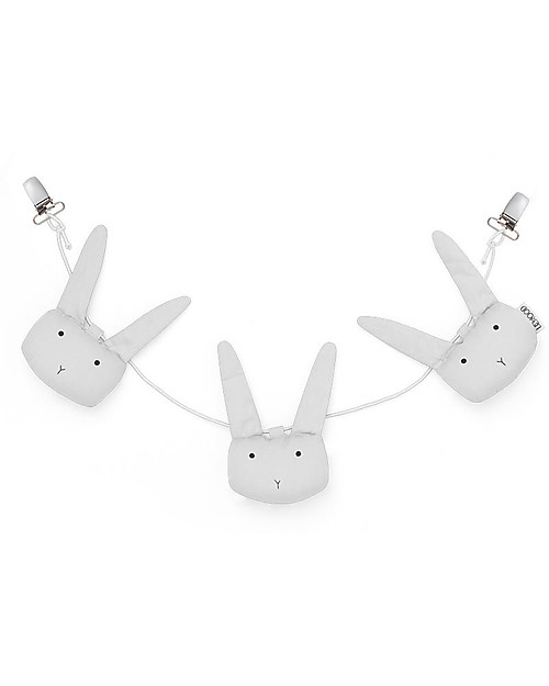 Liewood Giostrina da Carrozzina e Passeggino, Coniglio - 100% Cotone Biologico Giochi da Tavolo