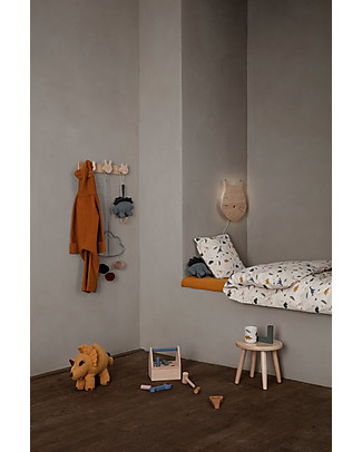 Liewood Lampada da Parete in Legno Troy, Gattino Natural Lampade Da Parete