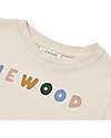 Liewood Maglia a Maniche Corte Sixten - Logo Multicolore - Sabbia - 100% Cotone Bio T-shirt