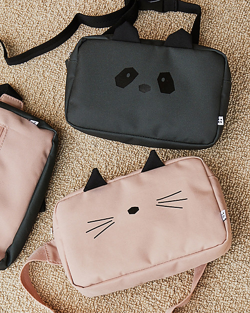 Liewood Marsupio Kendall - Gatto Rosa - 100% materiale riciclato! Marsupi