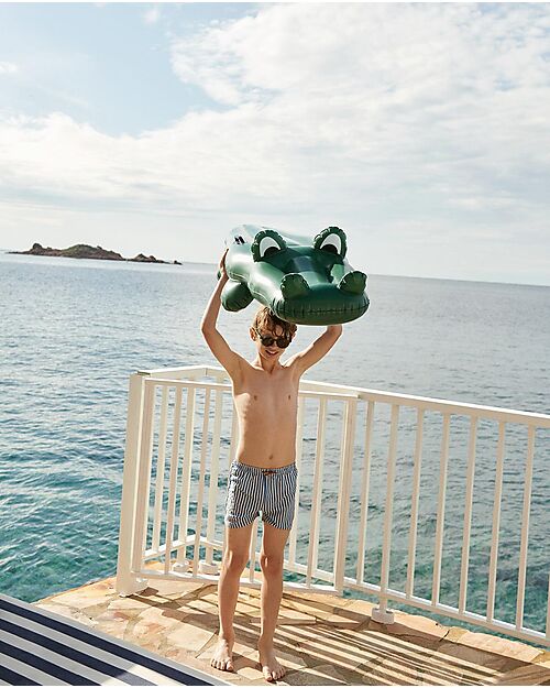 Liewood Materassino Gonfiabile Harlow - Coccodrillo - Verde Scuro Giochi da Spiaggia