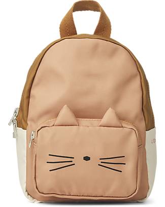 Liewood Mini Zaino Saxo per Bambini - Gatto/Tuscany Rose Multi Mix Zaini Asilo