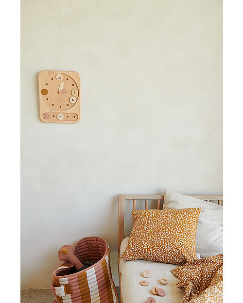 Liewood Orologio Giocattolo Yelena in Legno - Rosa Multi Mix Giochi Montessoriani