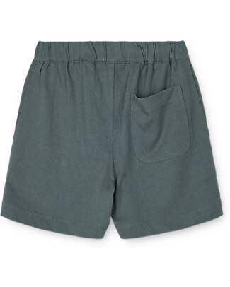 Liewood Pantaloncini Corti Bako - Whale Blu - 100% Cotone Bio Pantaloni Corti