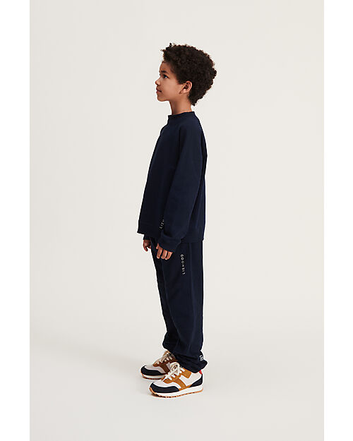 Liewood Pantalone da Tuta Marny - Classic Navy - Cotone Bio GOTS Pantaloni Lunghi