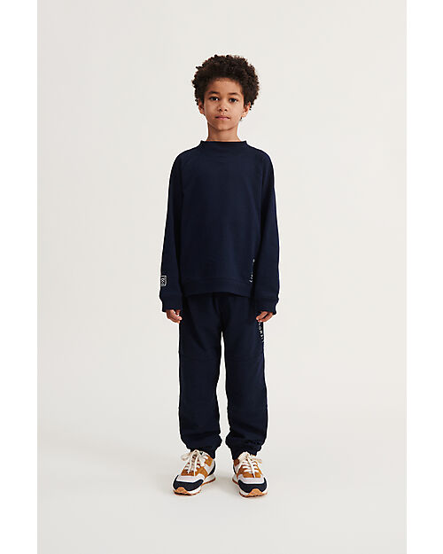 Liewood Pantalone da Tuta Marny - Classic Navy - Cotone Bio GOTS Pantaloni Lunghi