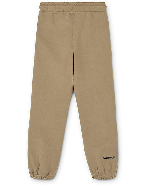 Liewood Pantaloni Tuta Inga -  Oat - 100% Cotone Organico Pantaloni Lunghi