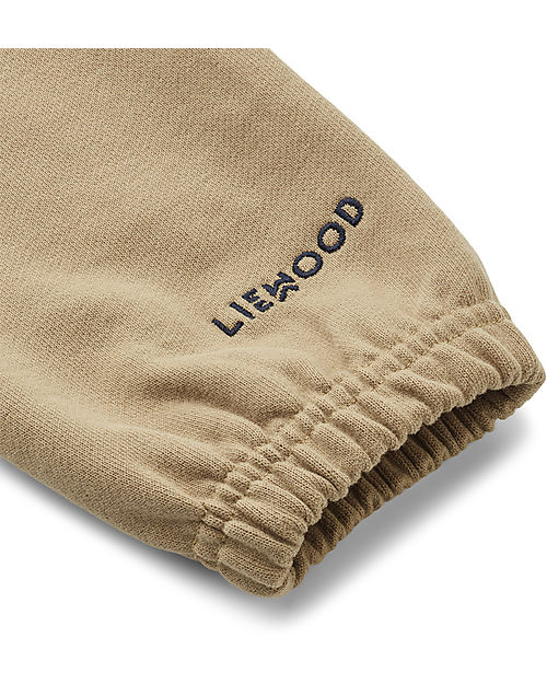 Liewood Pantaloni Tuta Inga -  Oat - 100% Cotone Organico Pantaloni Lunghi