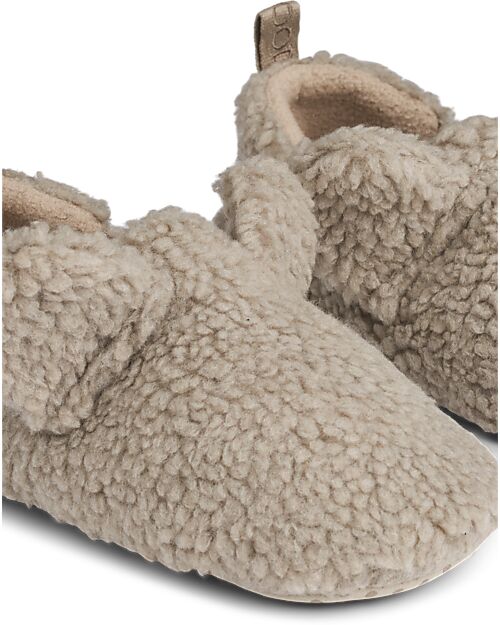 Liewood Pantofole in Pile con Orecchie Maui - Beige Pantofole