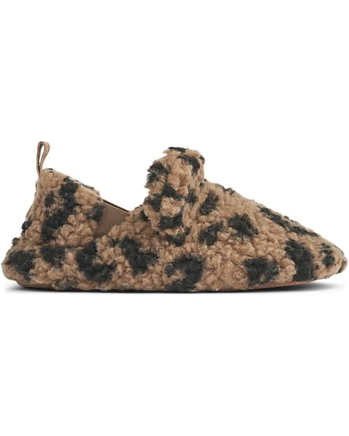 Liewood Pantofole in Pile con Orecchie Maui - Leopardato Pantofole