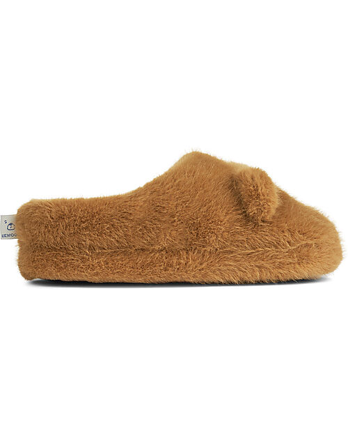Liewood Pantofole Peluche Aviaja - Orso - Caramello Pantofole